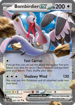 Bombirdier ex 156 - SV04 Paradox Rift Holofoil - Poke-Collect
