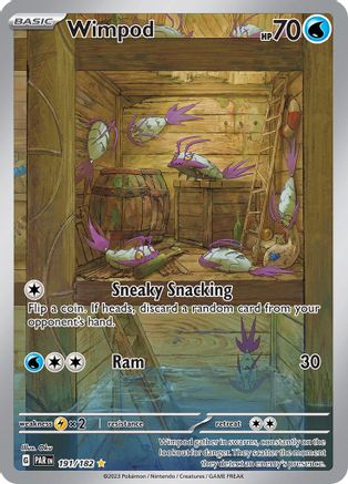 Wimpod - 191/182 191 - SV04 Paradox Rift Holofoil - Poke-Collect