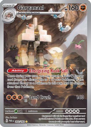 Garganacl - 202/182 202 - SV04 Paradox Rift Holofoil - Poke-Collect