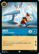 Basil - Perceptive Investigator (140/204) - Rise of the Floodborn Cold Foil - Poke-Collect