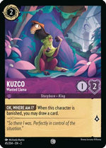 Kuzco - Wanted Llama (45/204) - Rise of the Floodborn Cold Foil - Poke-Collect