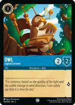 Owl - Logical Lecturer (156/204) - Rise of the Floodborn Cold Foil - Poke-Collect