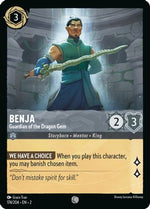 Benja - Guardian of the Dragon Gem (174/204) - Rise of the Floodborn Cold Foil - Poke-Collect