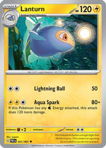 Lanturn 21 - SV Paldean Fates Reverse Holofoil - Poke-Collect