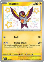 Wattrel 145 - SV Paldean Fates Holofoil - Poke-Collect