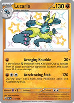 Lucario 174 - SV Paldean Fates Holofoil - Poke-Collect