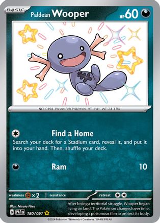 Paldean Wooper 180 - SV Paldean Fates Holofoil - Poke-Collect