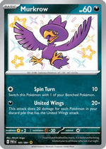 Murkrow 181 - SV Paldean Fates Holofoil - Poke-Collect