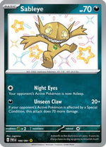 Sableye 184 - SV Paldean Fates Holofoil - Poke-Collect