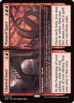 Charred Foyer // Warped Space (PPDSK-129) - Duskmourn: House of Horror Promos Foil - Poke-Collect