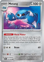Metang 114 - SV05 Temporal Forces Reverse Holofoil - Poke-Collect