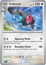Unfezant 135 - SV05 Temporal Forces Reverse Holofoil - Poke-Collect