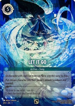 Let It Go (2) - Disney Lorcana Promo Cards Holofoil Let It Go (2) - Disney Lorcana Promo Cards Holofoil