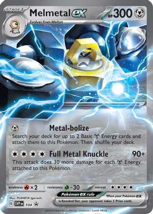 Melmetal ex - 104 104 - SV Scarlet & Violet Promo Cards Holofoil - Poke-Collect