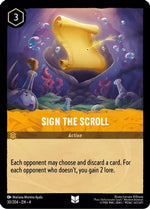 Sign the Scroll (30/204) - Ursulas Return Cold Foil - Poke-Collect