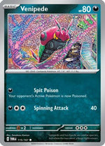 Venipede 115 - SV06 Twilight Masquerade - Poke-Collect