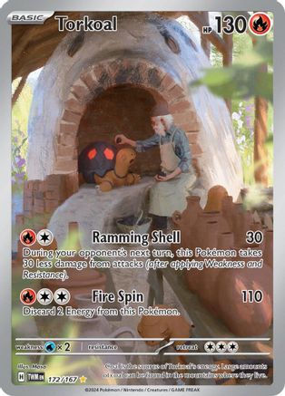 Torkoal 172 - SV06 Twilight Masquerade Holofoil - Poke-Collect