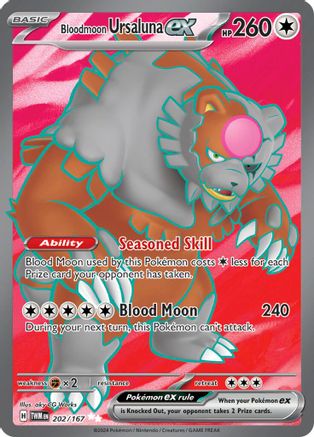 Bloodmoon Ursaluna ex 202 - SV06 Twilight Masquerade Holofoil - Poke-Collect