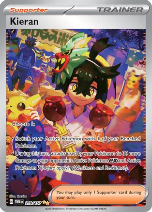 Kieran 218 - SV06 Twilight Masquerade Holofoil - Poke-Collect