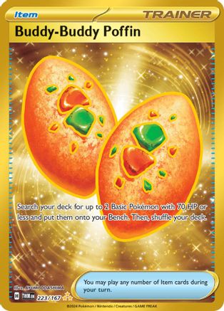 Buddy-Buddy Poffin 223 - SV06 Twilight Masquerade Holofoil - Poke-Collect