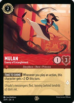 Mulan - Enemy of Entanglement (37) - Disney Lorcana Promo Cards Cold Foil - Poke-Collect