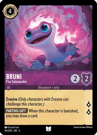 Bruni - Fire Salamander (40/204) - Shimmering Skies - Poke-Collect
