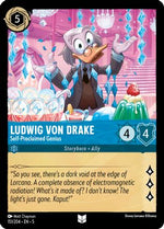 Ludwig Von Drake - Self-Proclaimed Genius (151/204) - Shimmering Skies Cold Foil - Poke-Collect
