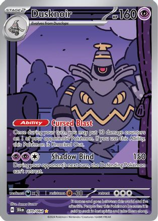 Dusknoir 70 - SV Shrouded Fable Holofoil - Poke-Collect