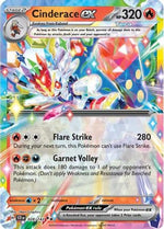 Cinderace ex 28 - SV07 Stellar Crown Holofoil - Poke-Collect