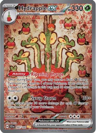 Hydrapple ex 167 - SV07 Stellar Crown Holofoil - Poke-Collect