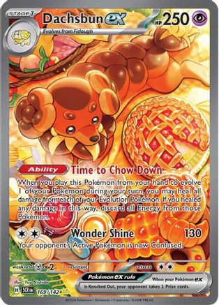 Dachsbun ex 169 - SV07 Stellar Crown Holofoil - Poke-Collect