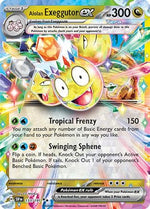Alolan Exeggutor ex 133 - SV08 Surging Sparks Holofoil - Poke-Collect