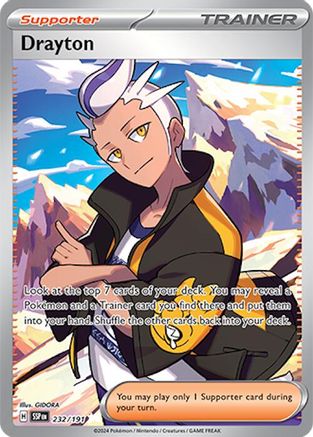 Drayton 232 - SV08 Surging Sparks Holofoil - Poke-Collect