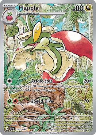 flapple v pokemon card value Flapple - 210/191 210