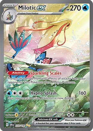 237 191 pokemon card Milotic ex - 237/191 237