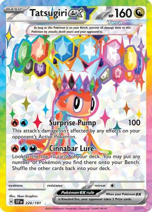 Tatsugiri ex 226 - SV08 Surging Sparks Holofoil - Poke-Collect