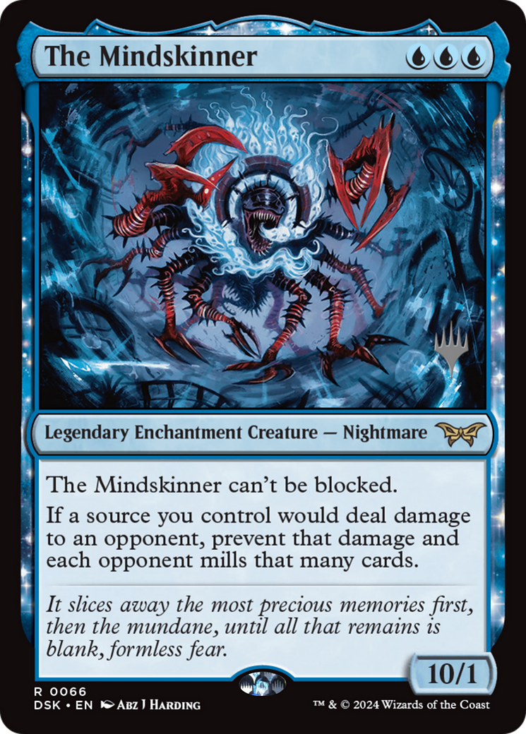 The Mindskinner (PPDSK-066) - Duskmourn: House of Horror Promos: (enchantment) Foil - Poke-Collect