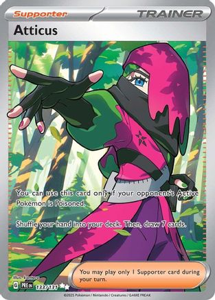Atticus - 133/131 - SV Prismatic Evolutions Holofoil - Poke-Collect