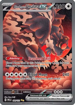 Bloodmoon Ursaluna ex 168/131 - SV Prismatic Evolutions Holofoil - Poke-Collect