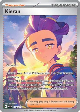 Kieran 174/131 - SV Prismatic Evolutions Holofoil - Poke-Collect