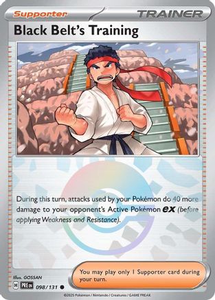 Black Belt's Training (Poke Ball Pattern) - SV Prismatic Evolutions Holofoil - Poke-Collect