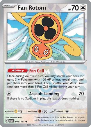 Fan Rotom (Master Ball Pattern) - SV Prismatic Evolutions Holofoil - Poke-Collect