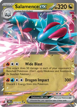 Salamence ex 114/159 - Holofoil SV09 Journey Together