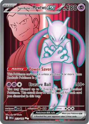 Team Rocket's Mewtwo ex - 213/182 213 - SV10 Destined Rivals Holofoil - Poke-Collect