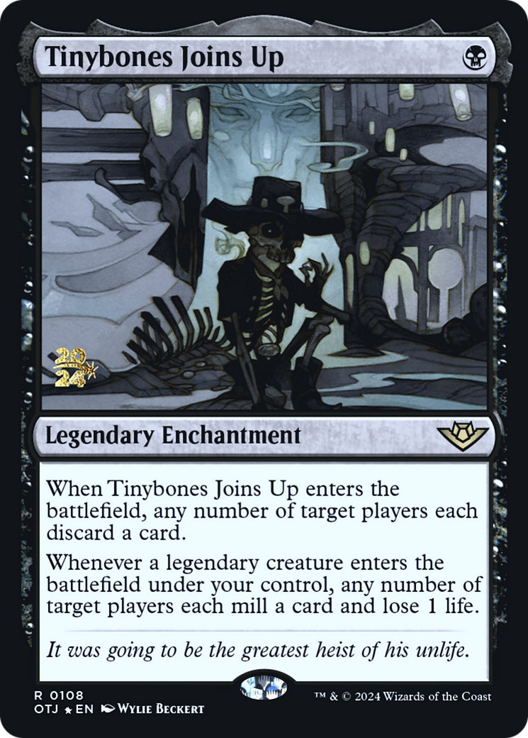 Tinybones Joins Up (PRE-108) - Outlaws of Thunder Junction Promos Foil