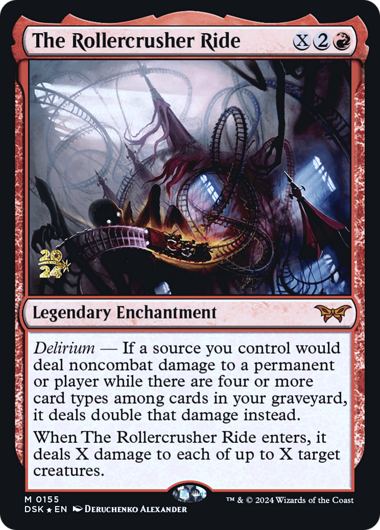 The Rollercrusher Ride (PRE-155) - Duskmourn: House of Horror Promos Foil