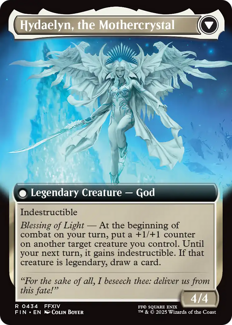 Venat, Heart of Hydaelyn // Hydaelyn, the Mothercrystal (FIN-434) - FINAL FANTASY: (Extended Art) - Poke-Collect