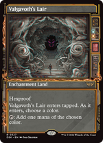 Valgavoth's Lair (DSK-327) - Duskmourn: House of Horror: (Showcase) Foil - Poke-Collect