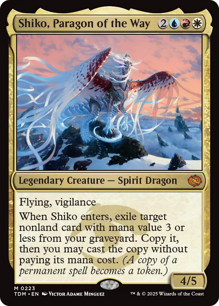 Shiko, Paragon of the Way (TDM-223) - Tarkir: Dragonstorm - Poke-Collect