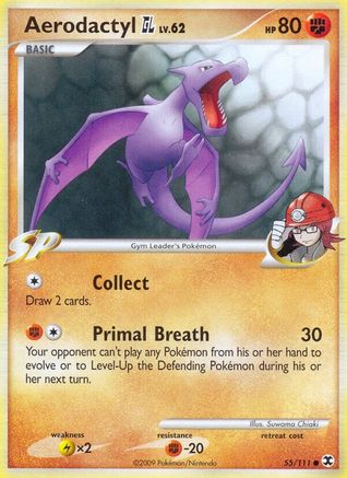 Aerodactyl GL 55/111 - Rising Rivals Reverse Holofoil - Poke-Collect